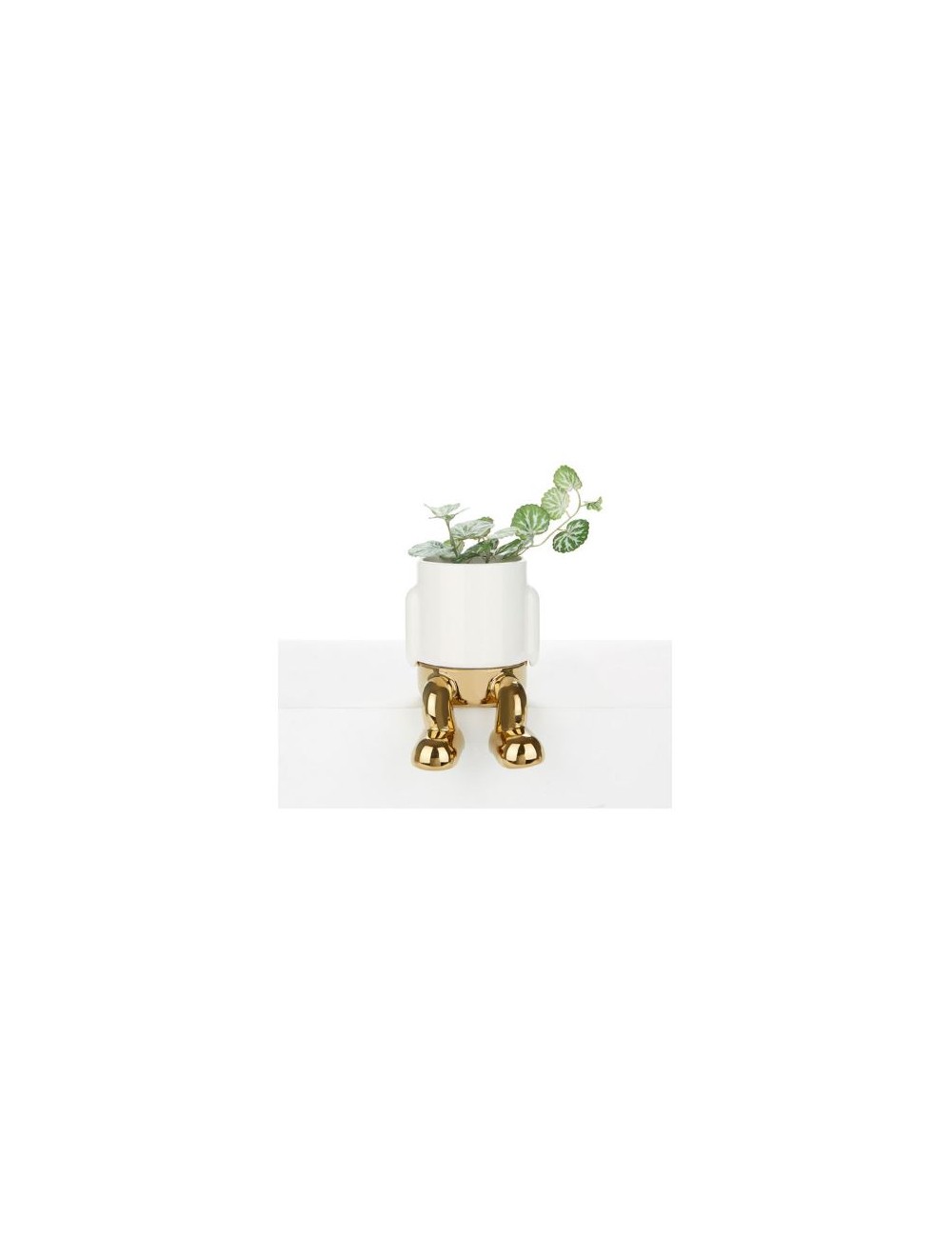 MINI POT FLEUR DANGLY GOLD