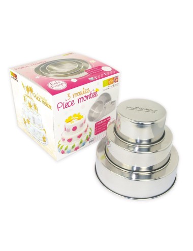 Coffret 3 Moules À Pièce Montée