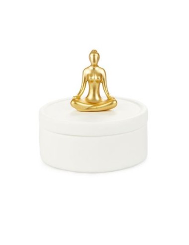 BOITE A BIJOUX YOGA DORE