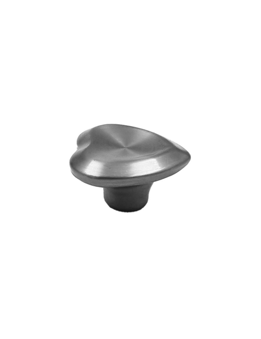 POIGNEE COEUR INOX BROSSE