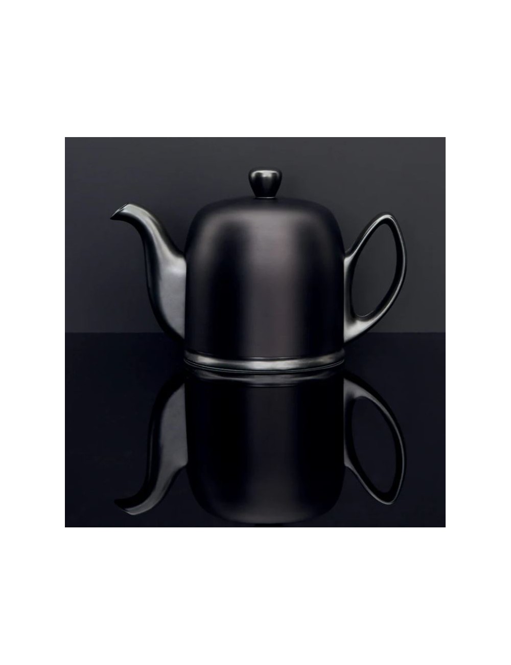 Théière 4 tasses cloche noire