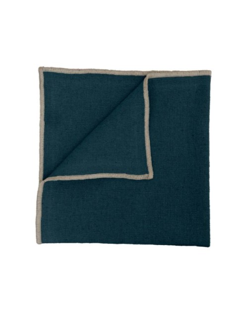 SERVIETTE CORTE 40X40 BLEU DE PRUSSE
