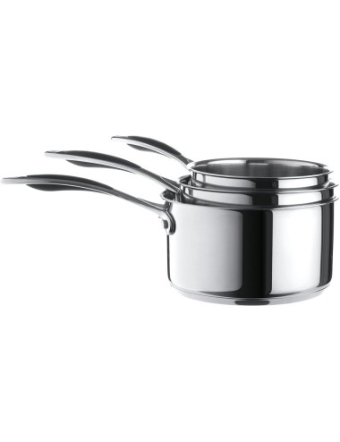 Série De 3 Casseroles Acier Inoxydable