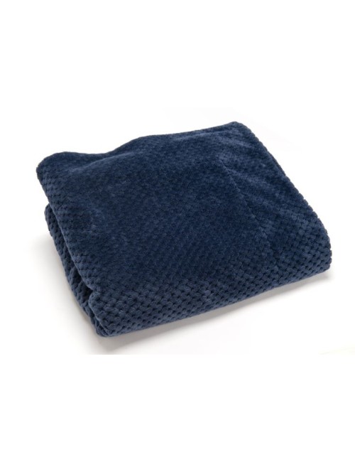 PLAID DAMIER MARINE 130X170