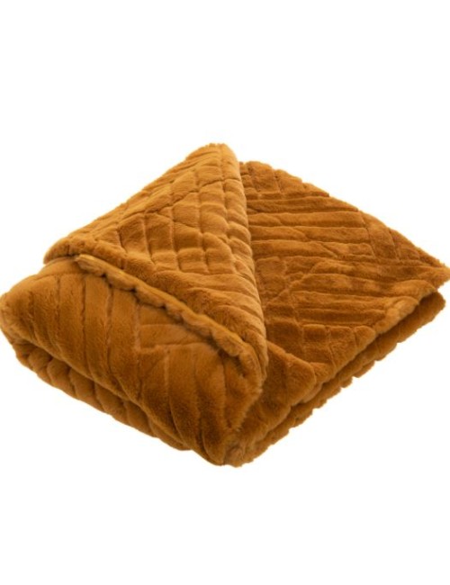 PLAID VICTORIA CAMEL 130X170