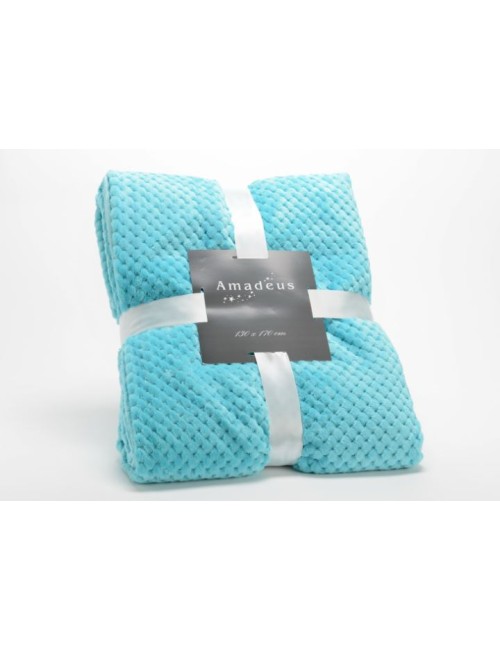 PLAID DAMIER LAGON 130X170