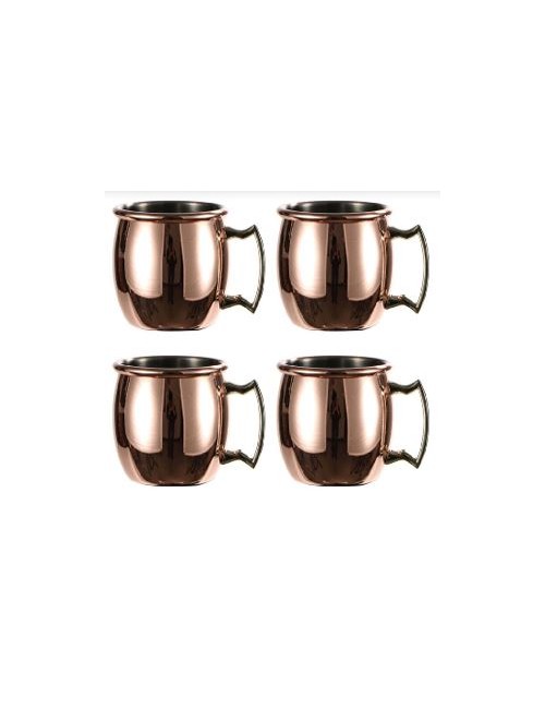 CHOPES EN ACIER CUIVRE 50ML LOT DE 4