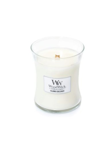 bougie moyenne jarre noix de coco des îles (ananas et noix de coco)