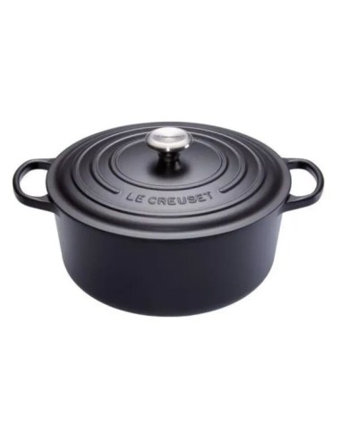 COCOTTE RDE SIGNATURE 26CM NOIR MAT