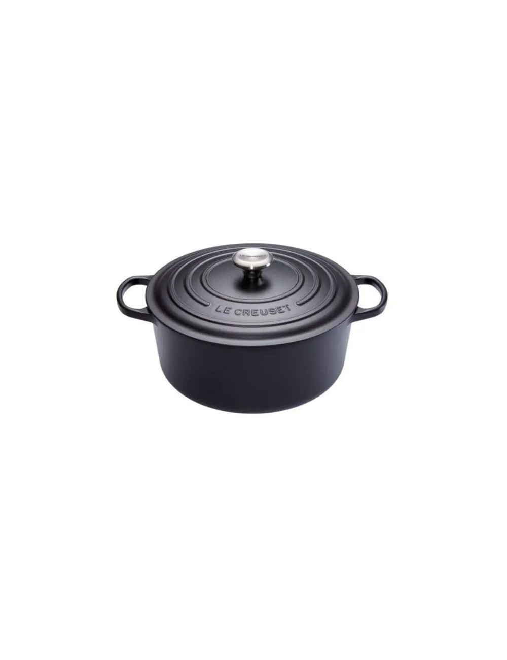 COCOTTE RDE SIGNATURE 26CM NOIR MAT