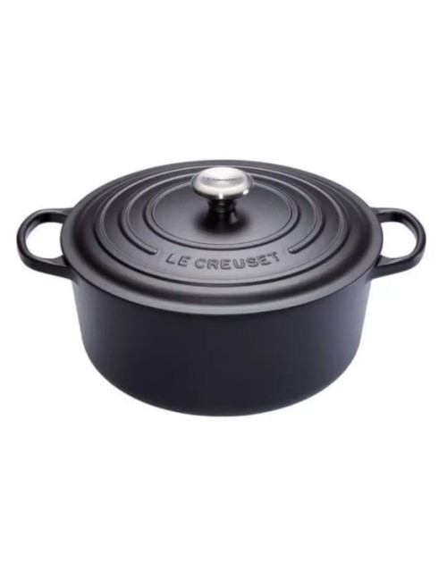 COCOTTE RDE SIGNATURE 26CM NOIR MAT