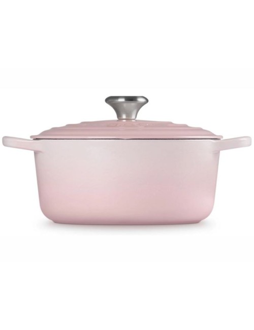 COCOTTE RONDE SIGNATURE 24CM SHELL PINK