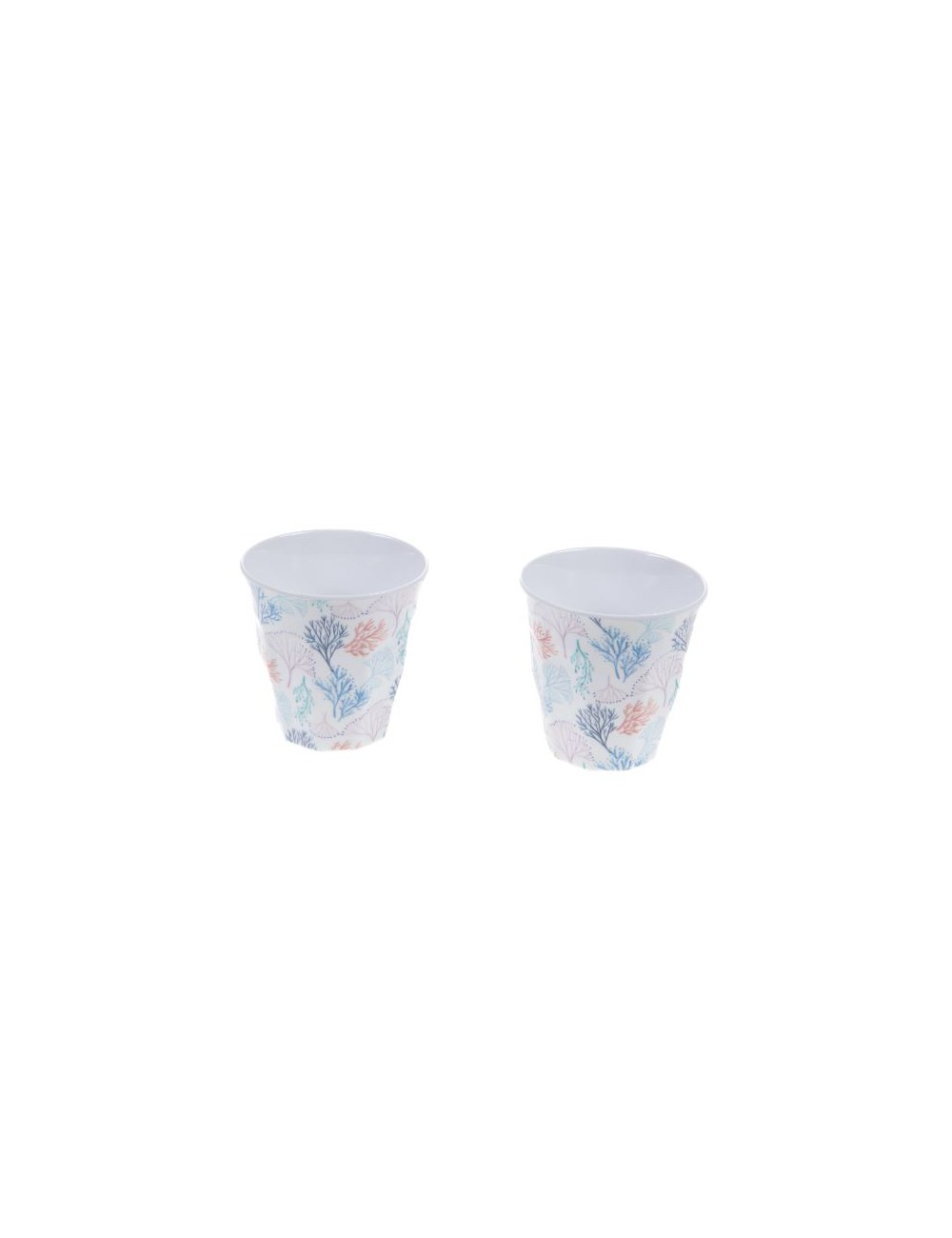 LOT 2 GOBELETS MELAMINE ISAO
