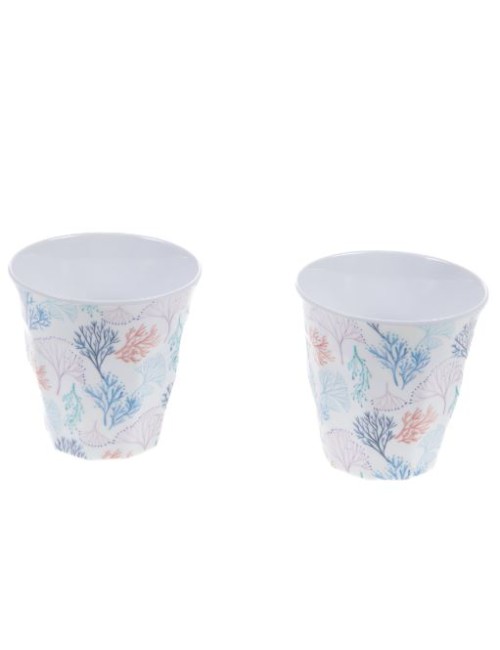 LOT 2 GOBELETS MELAMINE ISAO
