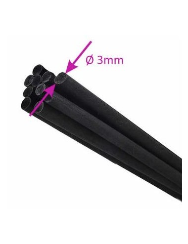PACKS ROTIN 20CM 7 BRINS NOIR