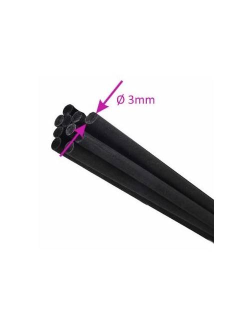 PACKS ROTIN 20CM 7 BRINS NOIR