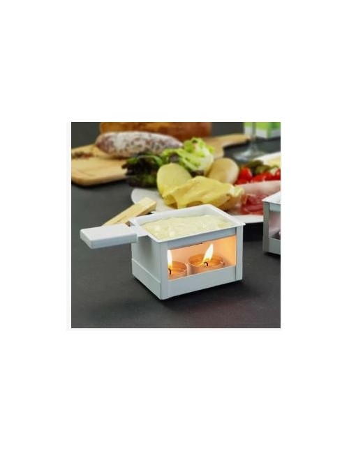 RACLETTE A LA BOUGIE BLANC