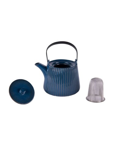 Théière Tiao 1L Avec Filtre Bleue