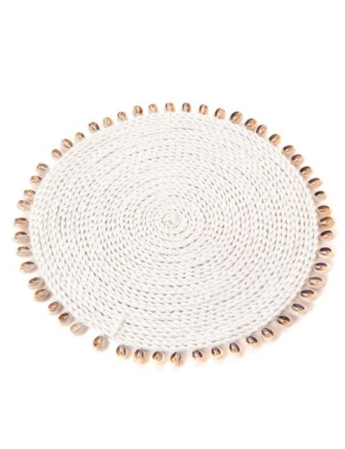 SET DE TABLE COQUILLAGE BLC