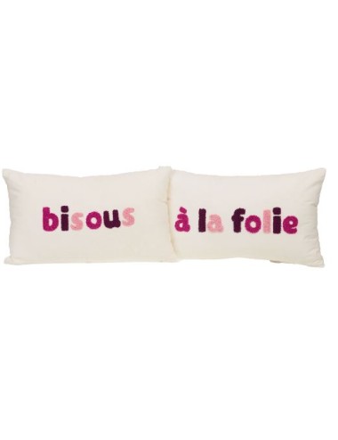 COUSSIN BISOUS FOLIE 2AS30X50