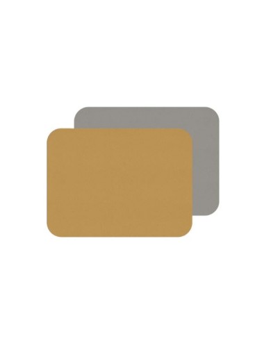 LOT 2SETS TABLE MOUT/GRIS SPL 46X33