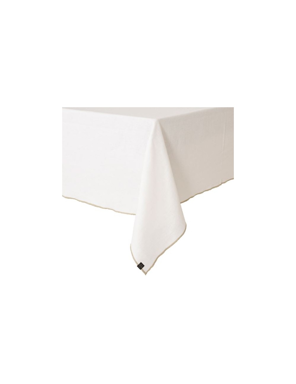 NAPPE CORTE LIN BLANC 160X160CM
