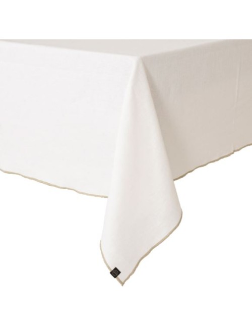 NAPPE CORTE LIN BLANC 160X160CM