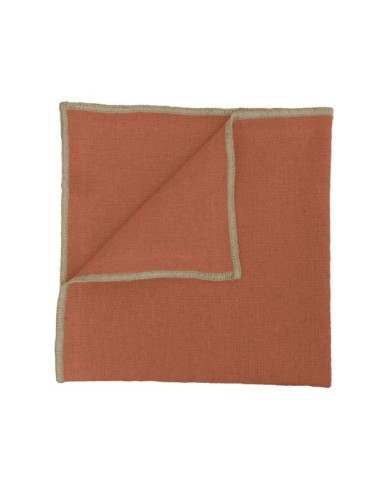 SERVIETTE CORTE 40X40 TERRE BRULEE
