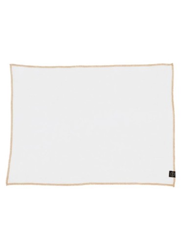 SET TABLE CORTE LIN BLANC 35X45CM