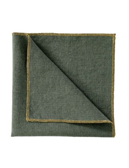 SERVIETTE VERONE LIN KAKI 40X40CM