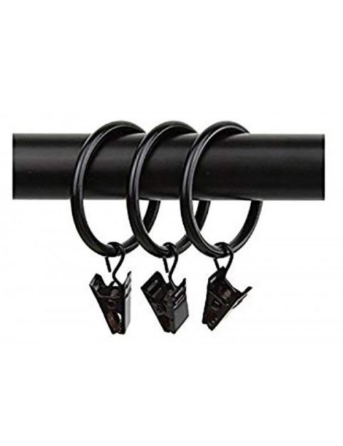 10 ANNEAUX PINCES NOIR