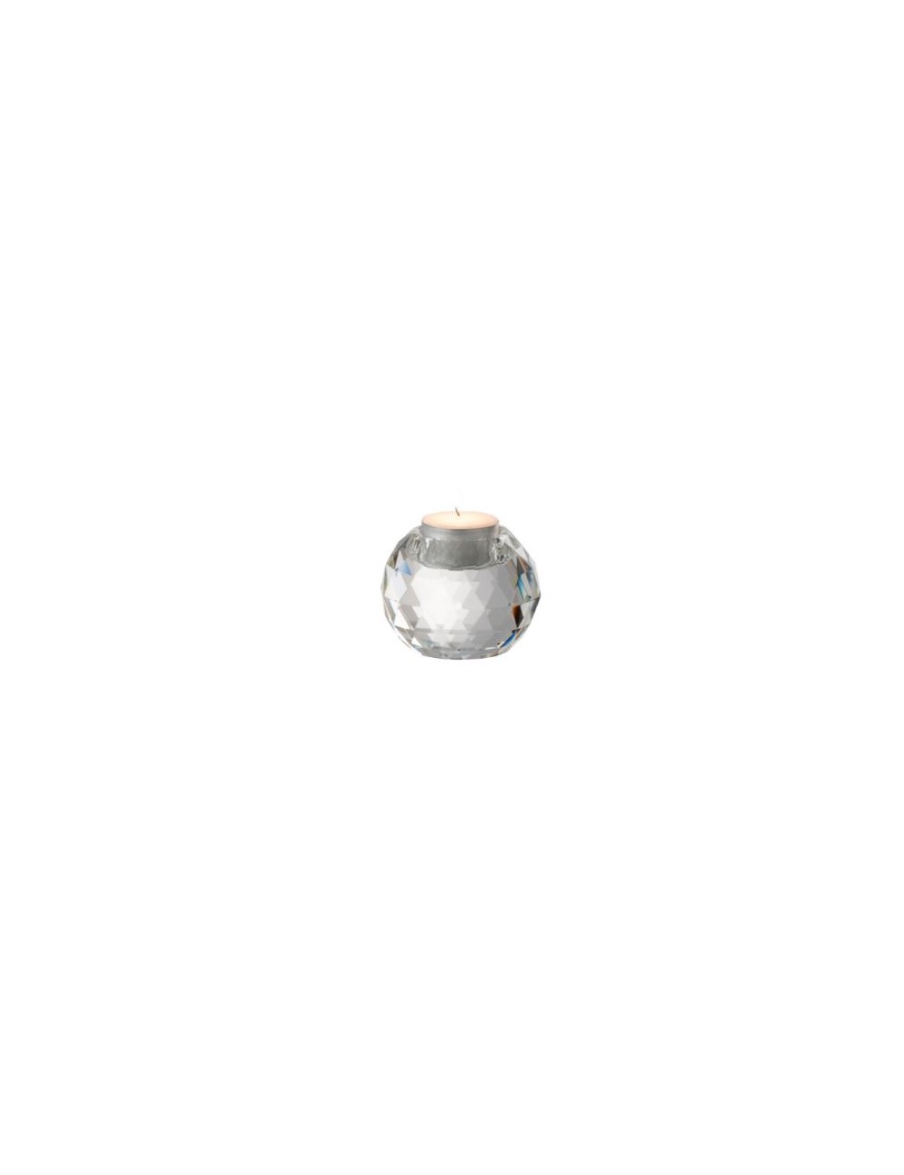 PHOTOPHORE BOULE CRYSTAL 8X6CM