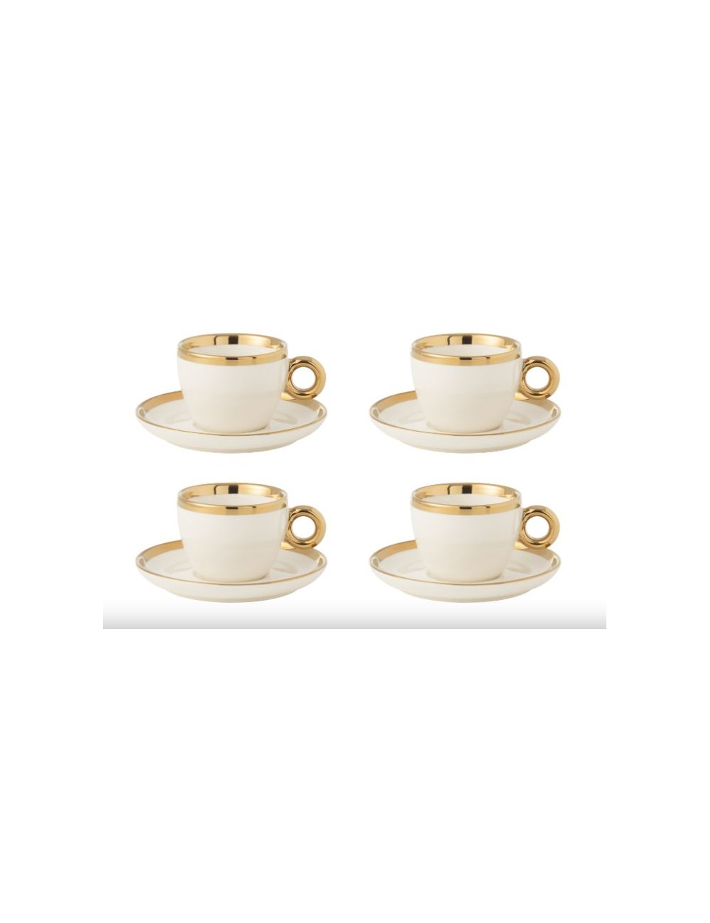 B4 TASSES CERAM BLC/OR