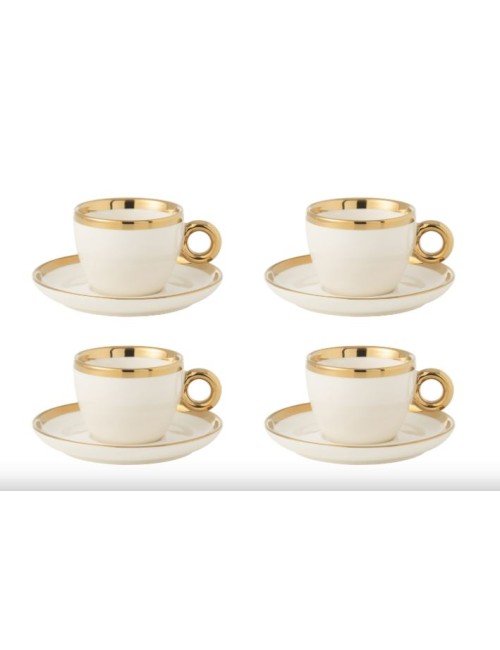 B4 TASSES CERAM BLC/OR