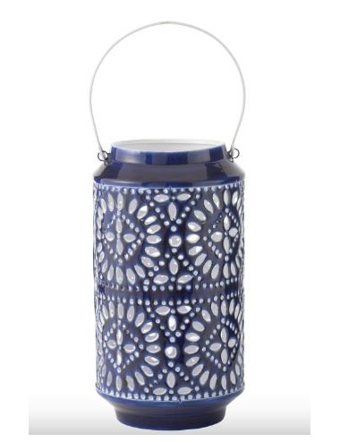 LANTERNE NAG METAL BLEU/BLC