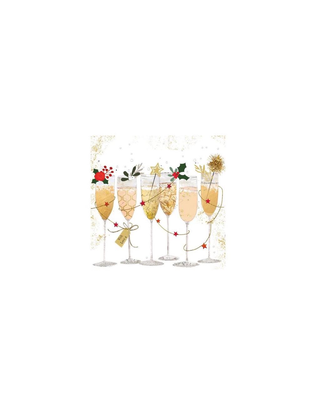 SERV CHAMPAGNE GLASSES