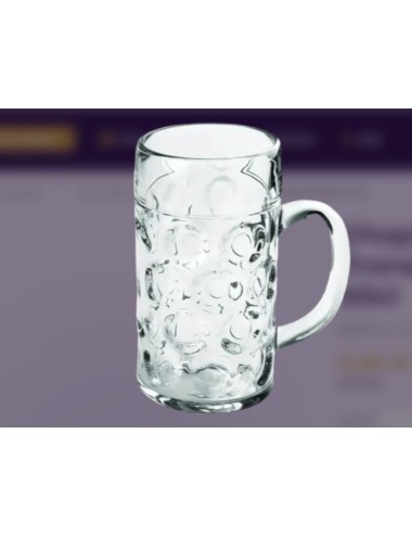 CHOPE BIERE TRANSP DESIGN 50CL