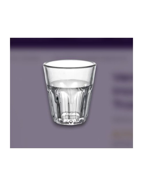 VERRE SHOOTER INCASSABLE TRANSP 3CL