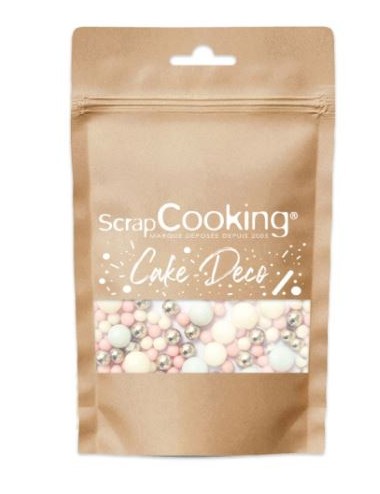 DECORS SUCRES BUBBLES PASTEL 70G