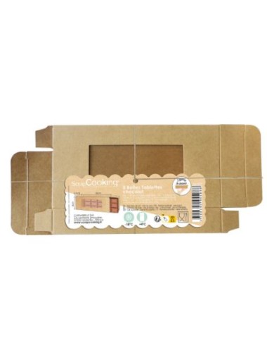 5 BOITES TABLETTES CHOCOLAT