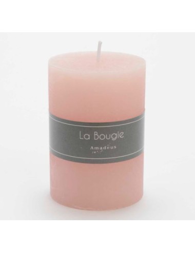 BOUGIE ROSE 10X7