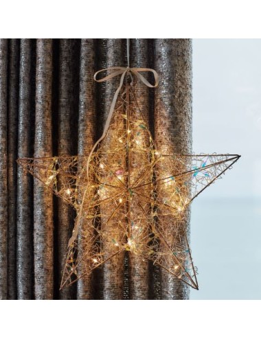 LILY STAR 20LED GOLD H40+30CM