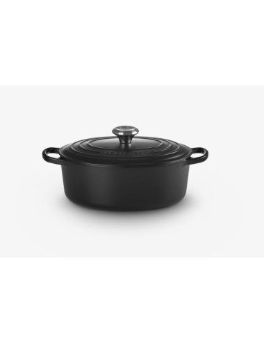 COCOTTE OVALE SIGNATURE 29CM NOIR MAT