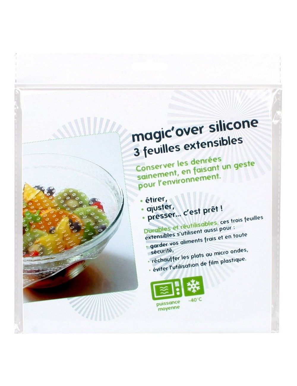 Magic'Over Silicone - 3 Feuilles Extensibles