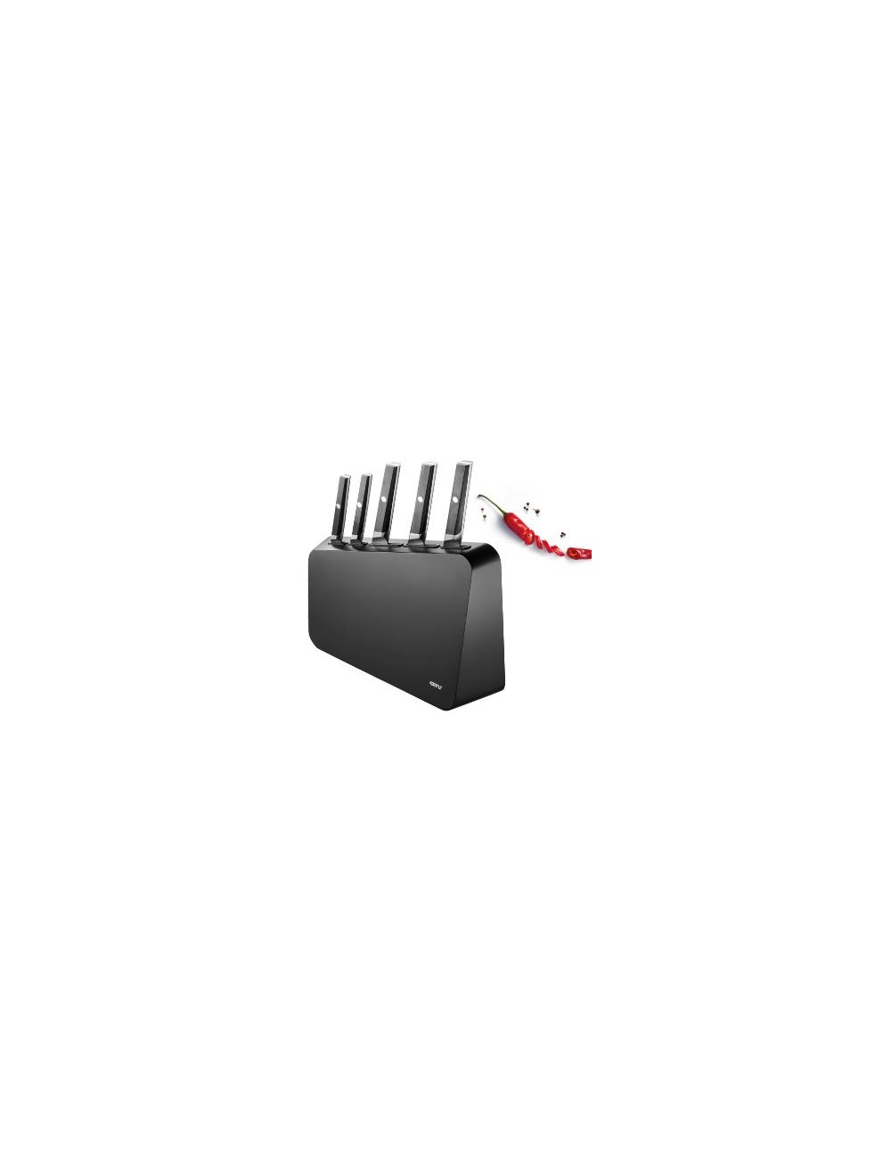 COUTEAUX +BLOC 6 PIECES