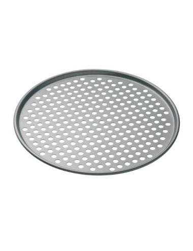 PLAQUE PIZZA PERFORE 32CM NOIR