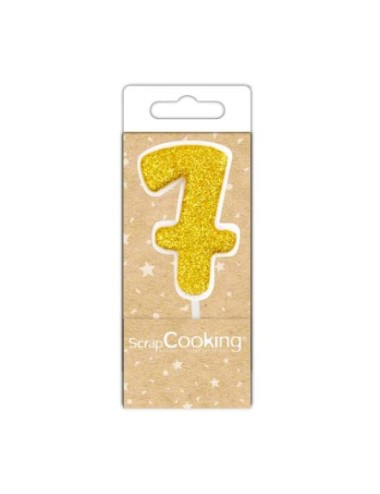 MINI BOUGIE 7 DOREE