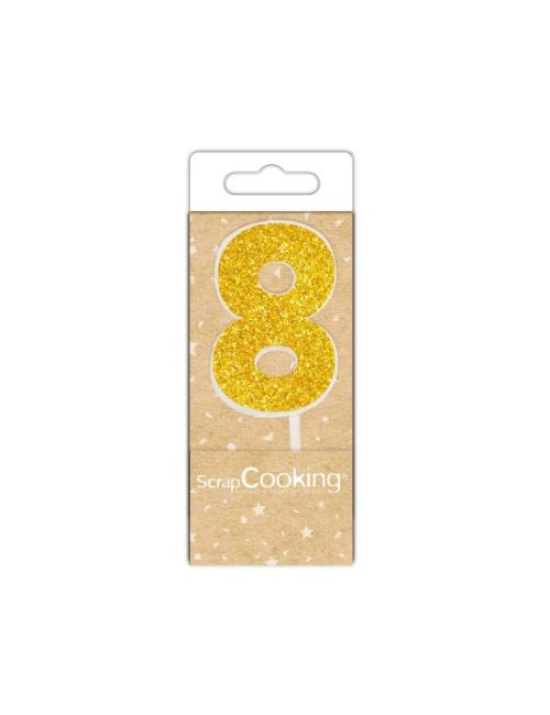MINI BOUGIE 8 DOREE