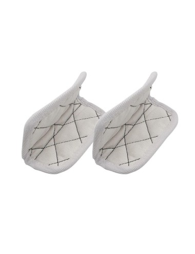 Paire De Maniques En Coton Blanc