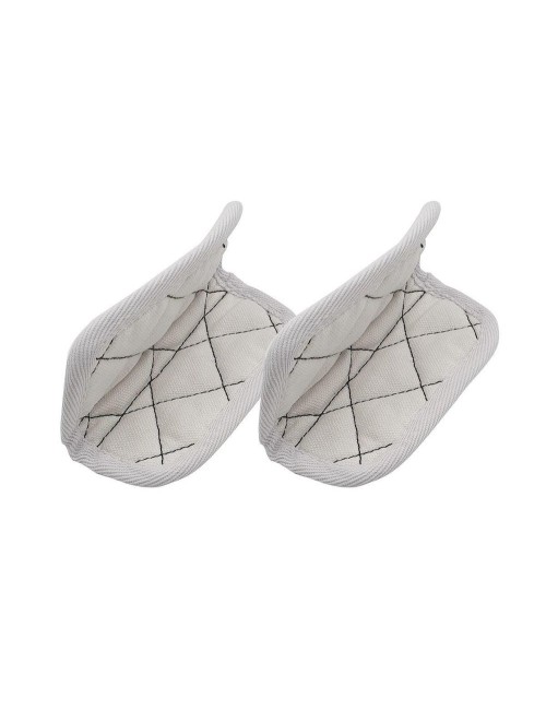Paire De Maniques En Coton Blanc